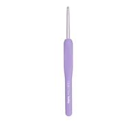 Tulip Etimo Murasaki Crochet - Crochet Ergonomique en Aluminium à Poignée Softgrip, Léger avec Pointe Lisse pour Tous Types de Fils, Manche Violet, 5.50mm - 1 Pièce