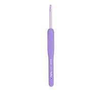 Tulip Etimo Murasaki Crochet - Crochet Ergonomique en Aluminium à Poignée Softgrip, Léger avec Pointe Lisse pour Tous Types de Fils, Manche Violet, 6.50mm - 1 Pièce