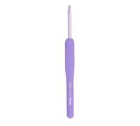Tulip Etimo Murasaki Crochet - Crochet Ergonomique en Aluminium à Poignée Softgrip, Léger avec Pointe Lisse pour Tous Types de Fils, Manche Violet, 4.50mm - 1 Pièce