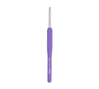 Tulip Etimo Murasaki Crochet - Crochet Ergonomique en Aluminium à Poignée Softgrip, Léger avec Pointe Lisse pour Tous Types de Fils, Manche Violet, 3.50mm - 1 Pièce