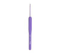 Tulip Etimo Murasaki Crochet - Crochet Ergonomique en Aluminium à Poignée Softgrip, Léger avec Pointe Lisse pour Tous Types de Fils, Manche Violet, 3.25mm - 1 Pièce