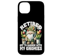 Tulip Flower Garden Retirement Gnome For Retired Mom And Dad Coque pour iPhone 14 Plus