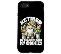 Tulip Flower Garden Retirement Gnome For Retired Mom And Dad Coque pour iPhone SE (2020) / 7 / 8