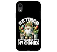 Tulip Flower Garden Retirement Gnome For Retired Mom And Dad Coque pour iPhone XR