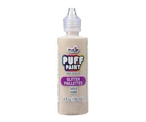 Tulip Glitter Dimensional Fabric Paint 4oz-Gold