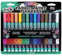 Tulip I Love pour créer des marqueurs Tissu Opaque 15/pkg-Assorted