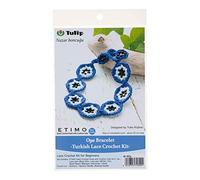 Tulip Kit de crochet pour bracelets en dentelle turque Oya - 1 pièce - 2 couleurs