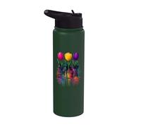 Tulip Mug - Floral Stainless Steel Insulated Water Bottle