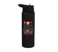Tulip Mug - Floral Stainless Steel Insulated Water Bottle