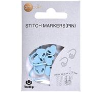 Tulip Needle Company Lot de 7 marqueurs de point Motif cœur/bleu