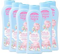 Tulipan Noir, Gel De Bain En Coton Nuage, Soft Hydrate, 720 Ml Unités X6
