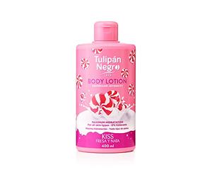 Tulipan Noir, Lotion pour le corps fraise et crème hydratation maximale, 400 ml