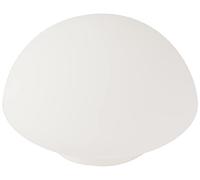 Tulipe champignon opale Westinghouse, blanche, 7,5 cm