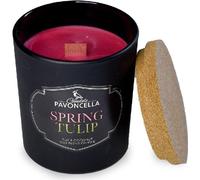 Tulipe de printemps Bougie de soja noire 135g