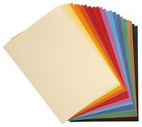 Tulipe grainé Paper, 50 x 65 cm, 160 G-Bright Colours-Pack de 24 Feuilles, Cellulose, Multicolore, 50 x 65 x 0.4 cm