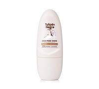 Tulipe noire anti-transpirante Roll-on Coco Pure White 50 ml 0 % d'alcool et colorants, contrôle de la transpiration
