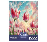 Tulipe Puzzle 1000 Pièces Educa Jouet en Bois Divertissement Créatif De l'art De La DécoRation Jeu Éduchatif Challenge Toy pour Adultes Et Enfants À Partir De 12 Ans 70x50cm/1000pcs