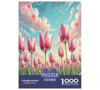 Tulipe Puzzle 1000 Pièces Educa Jouet en Bois Jeu D'Intelligence DécoRation Intérieure Jeu Éduchatif Challenge Toy Adultes & Enfants des 14 Ans 38x26cm/1000pcs