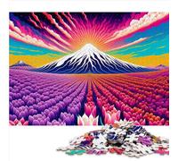 Tulipe Puzzle pour Enfants 1000 pièces Puzzles pour Adultes Puzzle en Bois pour Tout-Petits Enfants garçons Filles Offrir comme Cadeaux pour Toute la Famille 1000 pièces (50x75 cm)