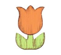 Tulipes Étagères pour cuisinières de printemps de fleurs Plateau établi | Fleurs en bois Signes de table Couronne de cuisine Plateau de table Bureau Étagère rebord de fenêtre Douche Lieu de travail