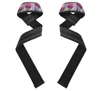 Tulipes Paire de sangles de poignet de 66 cm pour haltérophilie, musculation, dynamophilie, musculation