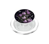 Tulipes Violettes Colibri Jardin de Fleurs botaniques PopSockets PopGrip pour MagSafe