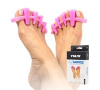 Tuli's Soft Moves Séparateurs d'Orteils Réglables Silicone, Taille Unique