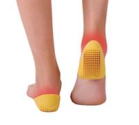 Tuli's Talonnettes Classiques - Semelles Chaussures Caoutchouc, Multicouche, Souple, Absorbe Chocs - Soulage Douleur Talon, Fascia Plantaire, Périosties Tibiales, Fatigue - 15x9x0.1cm, Taille Large