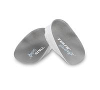 Tuli's Talonnettes 'Si Douce' - Coussinet Gel Thermoplastique Conception Multi-cellules, Absorption Chocs - Aide Soulager Douleurs Talon, Courbatures - Profil Bas, Surface Tissu Doux - Taille Standard