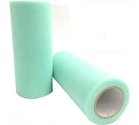 Tulle 1 rouleau Tulle multicolore au mètre, Rouleau de tissu Tulle, 15cm x 22M ruban de tulle Tulle décoratif, Rouleau de tulle pour le bricolage Tutu Jupes Mariage Fête Décoration