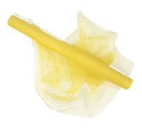 Tulle, jaune, L: 50 cm, 5 m/ 1 rouleau