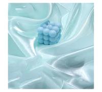 Tulle souple, Organza Fabric By The Meter Multicolor 100cm x 150cm For Sewing Dresses And Costumes(13 Light Water Blue)