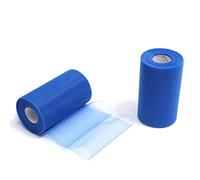 Tulle ZADAWERK® - 15 cm x 45 m - bleu roi - 1 rouleau - décoration de table - mariage - tulle de Noël - cadeau - noeud - voile - tutu - panneau DIY