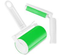 TULMERO Rouleau à peluches en silicone réutilisable - Lot de rouleaux à peluches pour poils d'animaux - Grand et petit voyage - Rouleau à peluches lavable - Pour poils d'animaux, vêtements et meubles