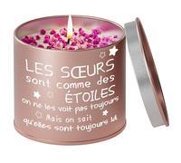 Tulolvae Cadeau Soeur, Bougie Parfumée Idee Cadeau pour Femme Soeur Sœur Meilleure Amie Anniversaire Noel Fete des Meres, Cadeaux Grande Soeur Noël