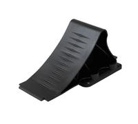 TULPLAST Cale de Roue Plastique h 100 mm pour Remorque, Caravane et Dépanneuse, Bloc Roue en Polypropylène Noir de Haute Qualité pour Sécuriser Le Stationnement