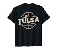 Tulsa, Oklahoma, États-Unis, Voyages urbains, Design Urbain T-Shirt