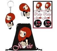 Tulufanskrr Blackpink Accessoire, Ensemble cadeau Kpop BP, Coffret Cadeau Fans Personal Blackpink Merchandise porte-clés autocollants support de téléphone sac à dos