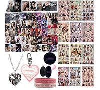 Tulufanskrr BP Accessoire, Black Merchandise Coffret Cadeau, Ensemble cadeau pink pour Blink Fans de BP, Personal Blacpink Coffret Cadeau, Carte Photo K-Pop Kit d'articles de fan