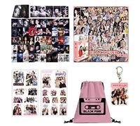 Tulufanskrr BP Accessoire, Ensemble cadeau Bp, Coffret Cadeau Fans de bp, Personal Black Merchandise Coffret Cadeau, Carte Photo au Beurre pink, Cartes Transparentes BLINK