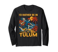 Tulum Beach Id Rather Be in Tulum Vintage Plage Life Manche Longue