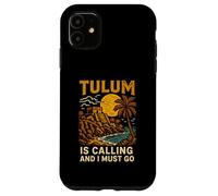 Tulum is Calling I Must Go Vintage Plage Life Coque pour iPhone 11