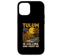 Tulum is Calling I Must Go Vintage Plage Life Coque pour iPhone 12/12 Pro
