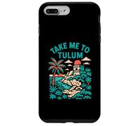 Tulum Palm Trees Take Me to Tulum Retro Chaussures de Plage pour Femme Coque pour iPhone 7 Plus/8 Plus