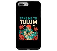 Tulum Palm Trees Take Me to Tulum Retro Chaussures de Plage pour Femme Coque pour iPhone 7 Plus/8 Plus