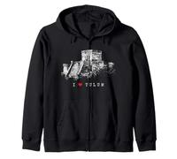 Tulum Site Maya Mexique Ruines Vintage Caraïbes Riviera Maya Sweat à Capuche