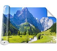 Tulup Bricolage 416x254cm Camouflage Protection Moderne Pour la maison Papier Peint Décoration Murale - Panorama des Alpes