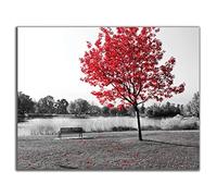 Tulup Crédence de cuisine 100x50cm Dosseret en verre Fond de hotte Verre de sécurité trempé Splashback Guard - Paysage - Beige - Plage