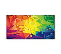 Tulup Crédence de cuisine 100x50cm Dosseret en verre Fond de hotte Verre de sécurité trempé Splashback Guard - Art: moderne et classique - Multicolore - Résumé Historique