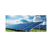 Tulup Crédence de cuisine 125x50cm Dosseret en verre Fond de hotte Verre de sécurité trempé Splashback Guard - Divers - Bleu - Batteries Solaires